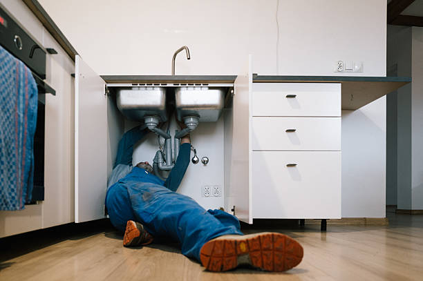 Professional Drain Cleaning technician working in Danbury, NH